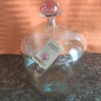 bottiglia di vetro soffiato 