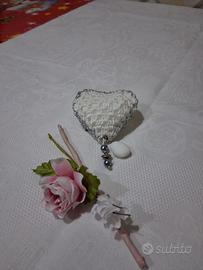 Bomboniera 25esimo di matrimonio fatta a mano