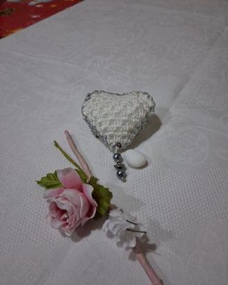 Bomboniera 25esimo di matrimonio fatta a mano