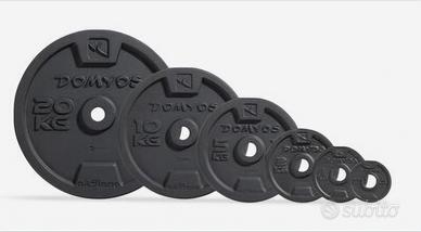 105 kg dischi ghisa Domyos 28 mm