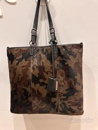 Borsa cavallino/camo Gianni Chiarini