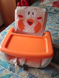 Seggiolino Chicco rialzo pappe con ripiano