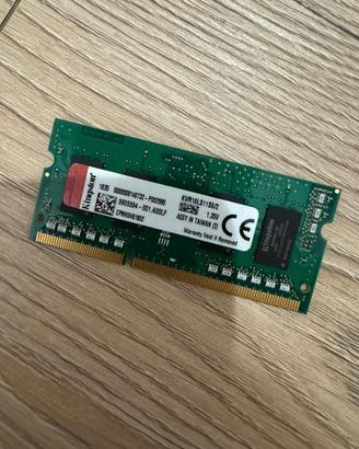 RAM Kingston 2GB DDR3L 1600MHz SO-DIMM
