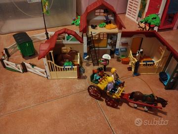 Fattoria Playmobil con pollaio e carro 