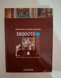 Libro di Storia "Erodoto Magazine 4" + Fascicolo