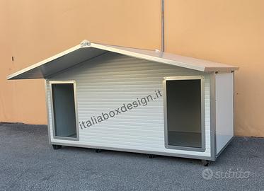 Cuccia a casetta doppia zona.