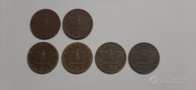5 centesimi aquila anni 30-40