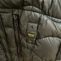 Piumino Blauer Wave taglia L nero con cappuccio