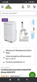 condizionatore portatile equation