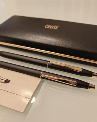 SET PENNA A SFERA + MATITA CROSS