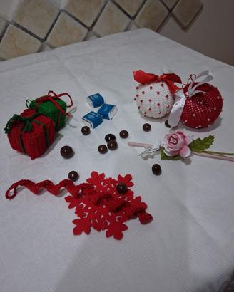 Decorazioni Natalizie fatti ad uncinetto