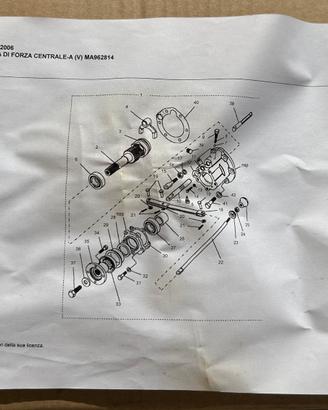 Presa di forza centrale A-(V) MA962814 Defender