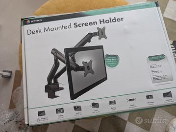 Supporto doppio monitor vesa da scrivania