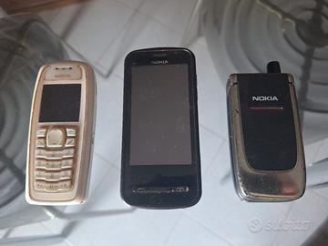 Lotto 3 cellulari Nokia