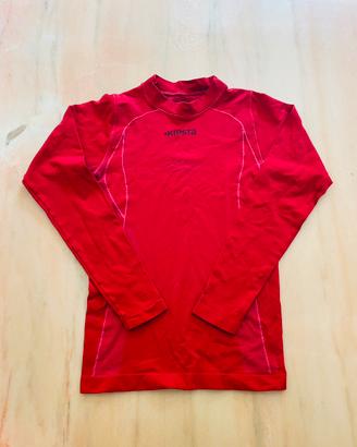 Maglia intimo termico bambina/ o KIPSTA – rossa