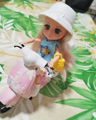 ODS Trendy Teens Mini Fashion Doll in scooter 