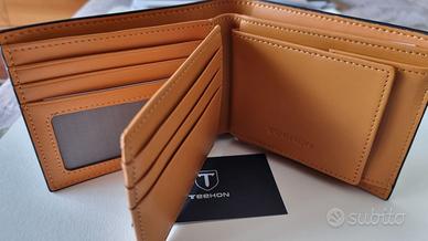 Portafoglio Uomo Vera Pelle Blocco RFID