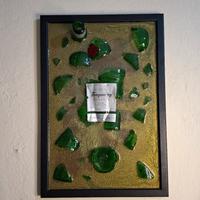 Quadro in resina – Bottiglia Tanqueray