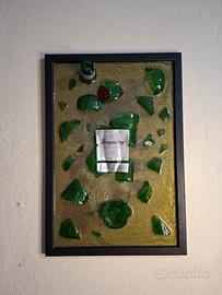 Quadro in resina – Bottiglia Tanqueray