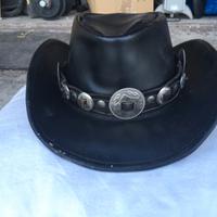 CAPPELLO COWBOY IN PELLE ORIGINALE FATTO IN MEXICO