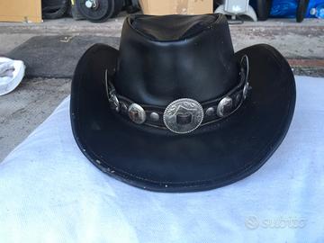 CAPPELLO COWBOY IN PELLE ORIGINALE FATTO IN MEXICO