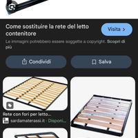 rete per letto mondo convenienza contenitore