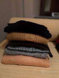 Blocco composto da 3 vestiti e 9 maglie di lana