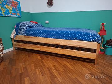 Due letti Utaker Ikea + 1 materasso Asvang