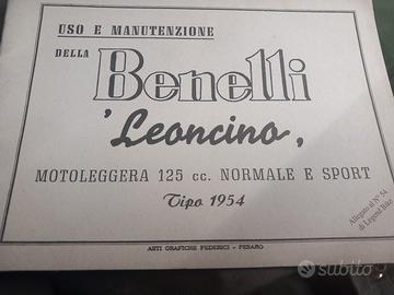 libretto istruzioni  Benelli leoncino