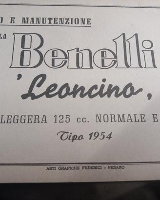 libretto istruzioni  Benelli leoncino