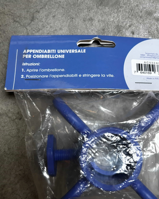 Appendiabiti universale ombrellone mare