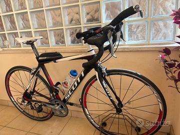 Bici corsa scott carbonio