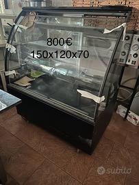 Banco frigo per torte banco per kebab senza mensol