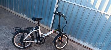 bici eletrica argento piuma 