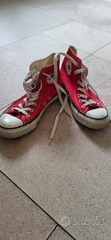 Converse All Star rosse numero 36