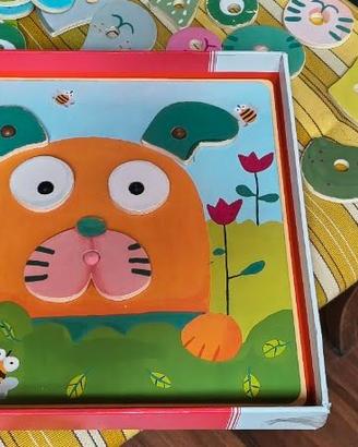 Kit giochi in legno assortiti