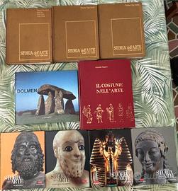 Lotto 9 Libri Storia dell'Arte e Costume