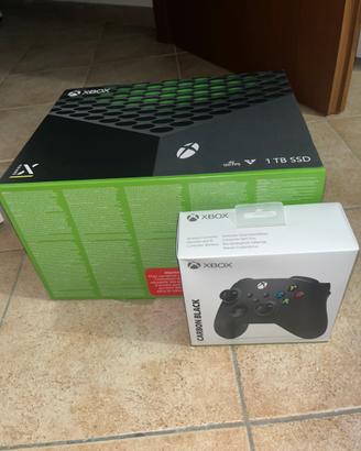Xbox serieX+1 controller+4 giochi
