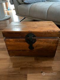 Baule in legno vintage