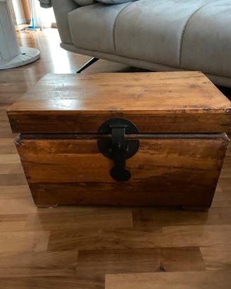 Baule in legno vintage