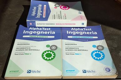 Alpha Test Ingegneria Kit Manuale Esercizi Prove