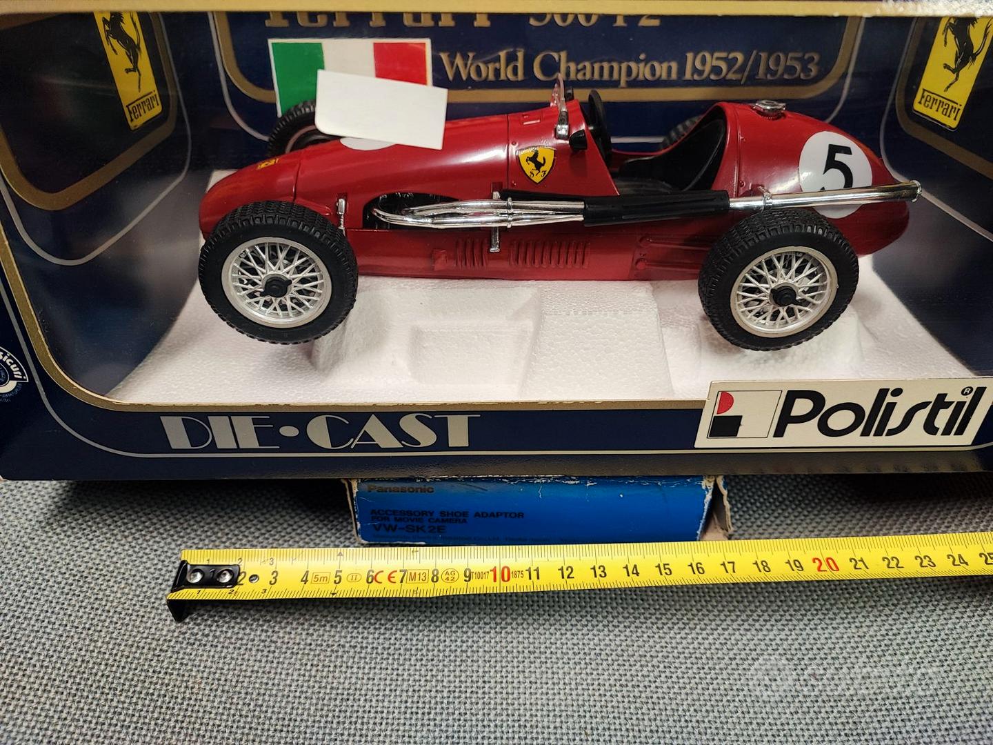 1:16 TONKA POLISTIL Ferrari 500 F2 Naso Lungo A. Ascari GP di Gran