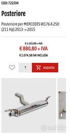 Scarico Supersprint Classe A250