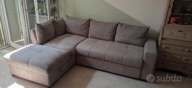 Divano letto con penisola