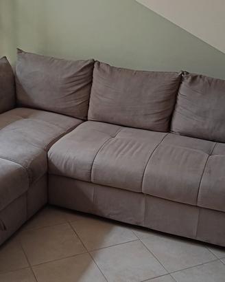 Divano letto con penisola