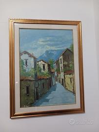 tela dipinta ad olio 