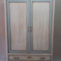 armadio legno shabby 