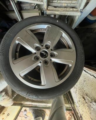 4 cerchi bmw piu gomme estive 90%