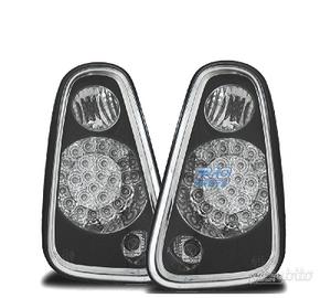 FANALI MINI COOPER R50 R53 01-06 LED NERI