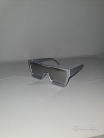 Occhiali da sole Futuristi Silver – Stile Cyberpun